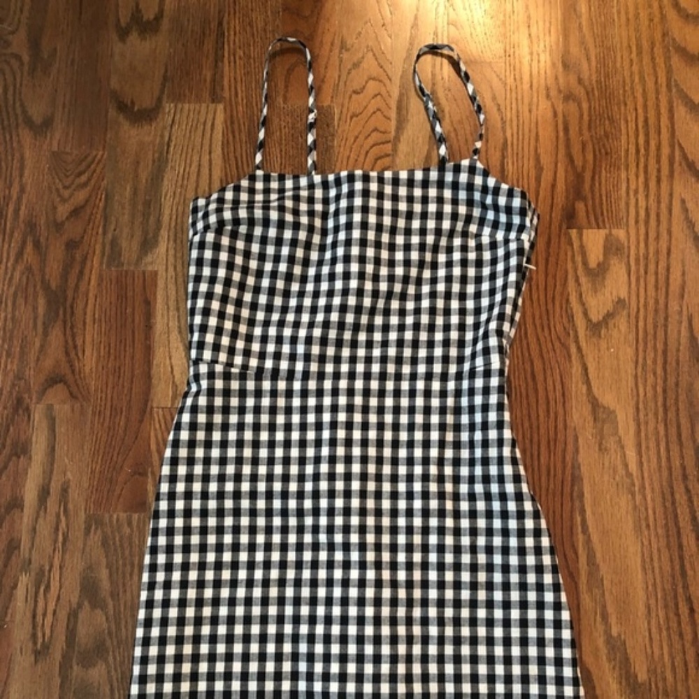 Lulus black and white mini dress